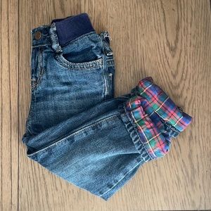 Baby Gap Flannel Lined Boys Jeans